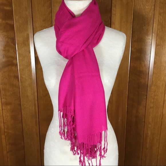 Fine Shawl Accessories - Hot Pink Wrap Scarf